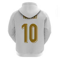 Custom France Foorball Hoodie Les Bleus Tricolor Brush Style - Wonder Print Shop