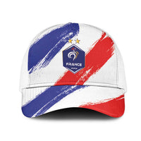 France Foorball Mesh Trucker Cap Les Bleus Tricolor Brush Style - Wonder Print Shop