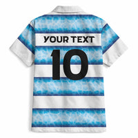 Argentina Rugby Custom Hawaiian Shirt Pumas Stripes Style