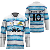 Argentina Rugby Custom Hockey Jersey Pumas Stripes Style