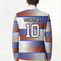 America Rugby Custom Blazer USA Falcons Stripes Style
