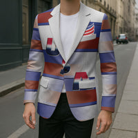 America Rugby Custom Blazer USA Falcons Stripes Style