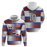 America Rugby Custom Hoodie USA Falcons Stripes Style