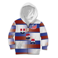 America Rugby Custom Kid Hoodie USA Falcons Stripes Style