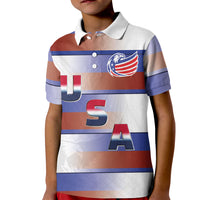 America Rugby Custom Kid Polo Shirt USA Falcons Stripes Style