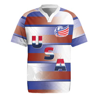 America Rugby Custom Rugby Jersey USA Falcons Stripes Style