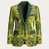 South Africa Rugby Custom Blazer Springbok with King Protea Inspired by African Heritage