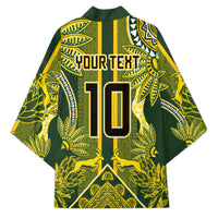 South Africa Rugby Custom Kimono Springbok with King Protea Inspired by African Heritage