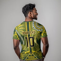 South Africa Rugby Custom T shirt Springbok with King Protea Inspired by African Heritage