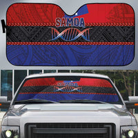 Samoan DNA-Proud of Samoa Auto Sun Shade Polynesian Patterns - Wonder Print Shop