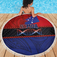 Samoan DNA-Proud of Samoa Beach Blanket Polynesian Patterns - Wonder Print Shop