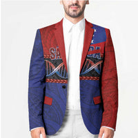 Personalised Samoan DNA-Proud of Samoa Blazer Polynesian Patterns - Wonder Print Shop