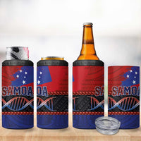 Samoan DNA-Proud of Samoa 4 in 1 Can Cooler Tumbler Polynesian Patterns - Wonder Print Shop