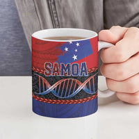 Samoan DNA-Proud of Samoa Ceramic Mug Polynesian Patterns - Wonder Print Shop