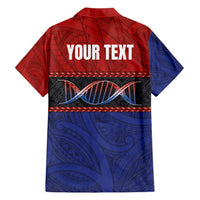 Personalised Samoan DNA-Proud of Samoa Family Matching Long Sleeve Bodycon Dress and Hawaiian Shirt Polynesian Patterns - Wonder Print Shop