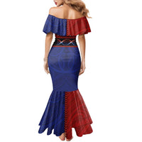 Personalised Samoan DNA-Proud of Samoa Family Matching Mermaid Dress and Hawaiian Shirt Polynesian Patterns - Wonder Print Shop