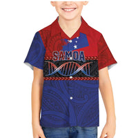 Personalised Samoan DNA-Proud of Samoa Family Matching Mermaid Dress and Hawaiian Shirt Polynesian Patterns - Wonder Print Shop