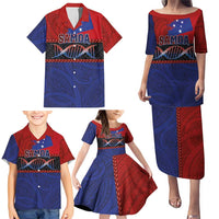 Personalised Samoan DNA-Proud of Samoa Family Matching Puletasi and Hawaiian Shirt Polynesian Patterns - Wonder Print Shop