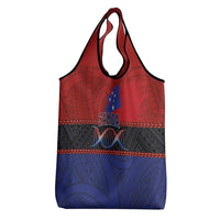 Samoan DNA-Proud of Samoa Grocery Bag Polynesian Patterns - Wonder Print Shop