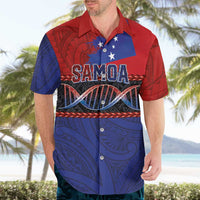 Personalised Samoan DNA-Proud of Samoa Hawaiian Shirt Polynesian Patterns - Wonder Print Shop