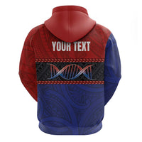 Personalised Samoan DNA-Proud of Samoa Hoodie Polynesian Patterns - Wonder Print Shop