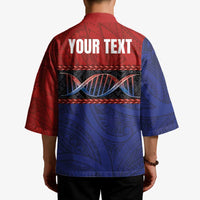 Personalised Samoan DNA-Proud of Samoa Kimono Polynesian Patterns - Wonder Print Shop