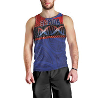 Personalised Samoan DNA-Proud of Samoa Men Tank Top Polynesian Patterns - Wonder Print Shop