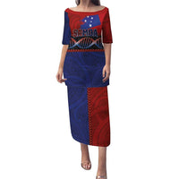 Personalised Samoan DNA-Proud of Samoa Puletasi Polynesian Patterns - Wonder Print Shop