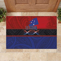 Samoan DNA-Proud of Samoa Rubber Doormat Polynesian Patterns - Wonder Print Shop