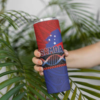 Samoan DNA-Proud of Samoa Skinny Tumbler Polynesian Patterns - Wonder Print Shop