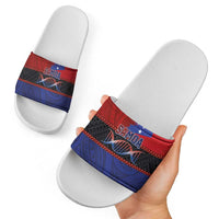 Samoan DNA-Proud of Samoa Slide Sandals Polynesian Patterns - Wonder Print Shop