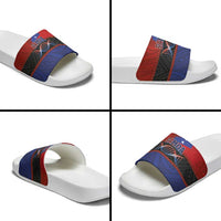 Samoan DNA-Proud of Samoa Slide Sandals Polynesian Patterns - Wonder Print Shop