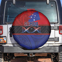 Samoan DNA-Proud of Samoa Spare Tire Cover Polynesian Patterns - Wonder Print Shop