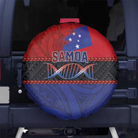 Samoan DNA-Proud of Samoa Spare Tire Cover Polynesian Patterns - Wonder Print Shop