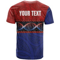 Personalised Samoan DNA-Proud of Samoa T Shirt Polynesian Patterns - Wonder Print Shop