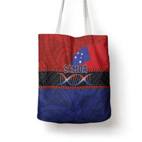 Samoan DNA-Proud of Samoa Tote Bag Polynesian Patterns - Wonder Print Shop