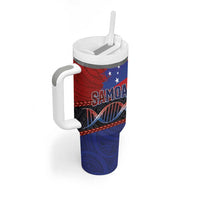 Samoan DNA-Proud of Samoa Tumbler With Handle Polynesian Patterns - Wonder Print Shop