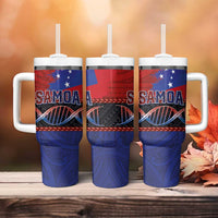 Samoan DNA-Proud of Samoa Tumbler With Handle Polynesian Patterns - Wonder Print Shop