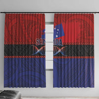 Samoan DNA-Proud of Samoa Window Curtain Polynesian Patterns - Wonder Print Shop
