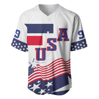 USA Ice Hockey Custom Baseball Jersey Flag Sporty Style