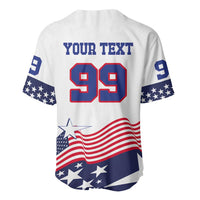 USA Ice Hockey Custom Baseball Jersey Flag Sporty Style