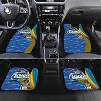 Bahamas Independence Day Car Mats National Flag Style with Blue Marlin and Emblem