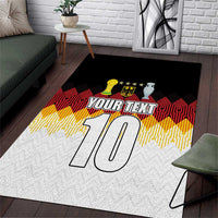 Custom Germany Football Area Rug Die Mannschaft Championship Titles World and Euro - Wonder Print Shop
