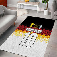 Custom Germany Football Area Rug Die Mannschaft Championship Titles World and Euro - Wonder Print Shop