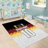Custom Germany Football Area Rug Die Mannschaft Championship Titles World and Euro - Wonder Print Shop