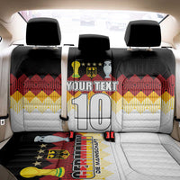 Custom Germany Football Back Car Seat Cover Die Mannschaft Championship Titles World and Euro - Wonder Print Shop