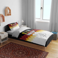 Custom Germany Football Bedding Set Die Mannschaft Championship Titles World and Euro - Wonder Print Shop
