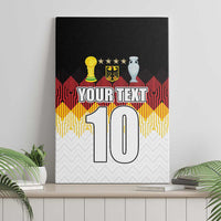 Custom Germany Football Canvas Wall Art Die Mannschaft Championship Titles World and Euro - Wonder Print Shop