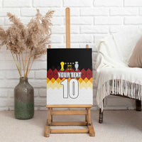 Custom Germany Football Canvas Wall Art Die Mannschaft Championship Titles World and Euro - Wonder Print Shop