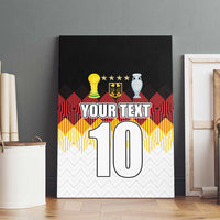 Custom Germany Football Canvas Wall Art Die Mannschaft Championship Titles World and Euro - Wonder Print Shop